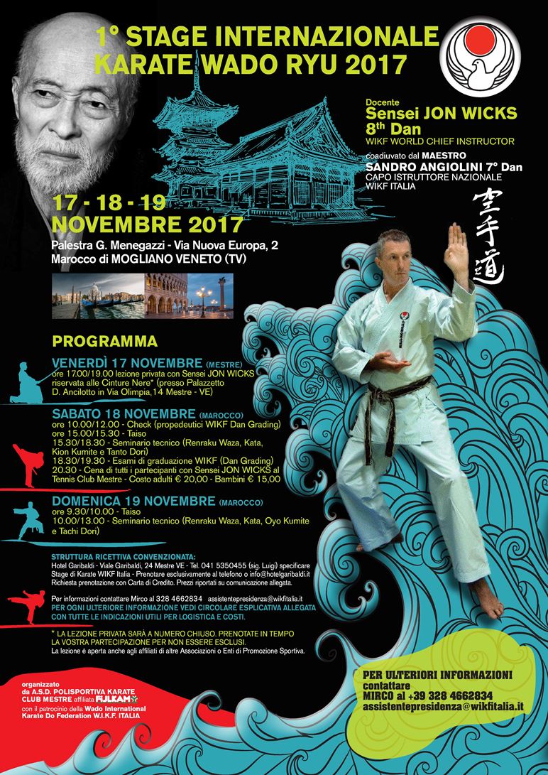 stage internazione karate wado ryu 2017